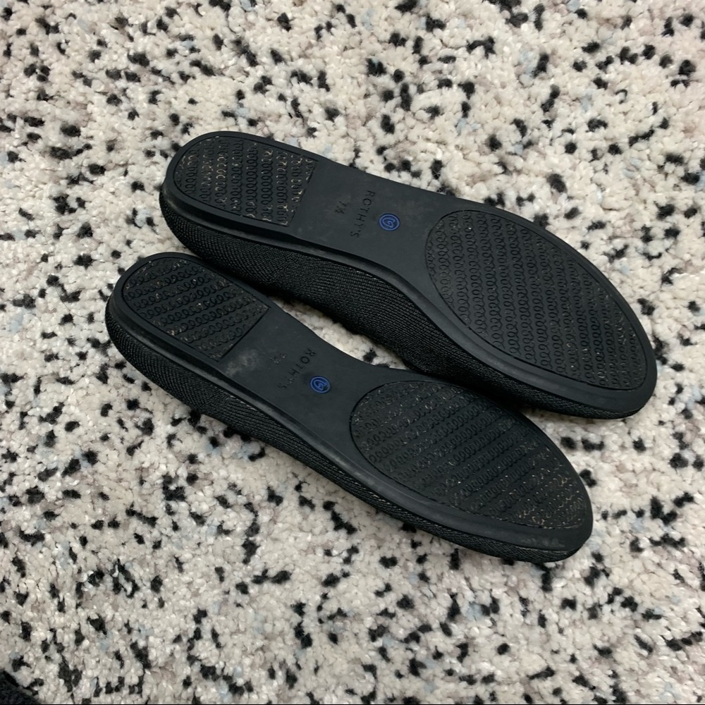 Rothy's Black Slip On Flats 7.5 - Picture 8 of 9